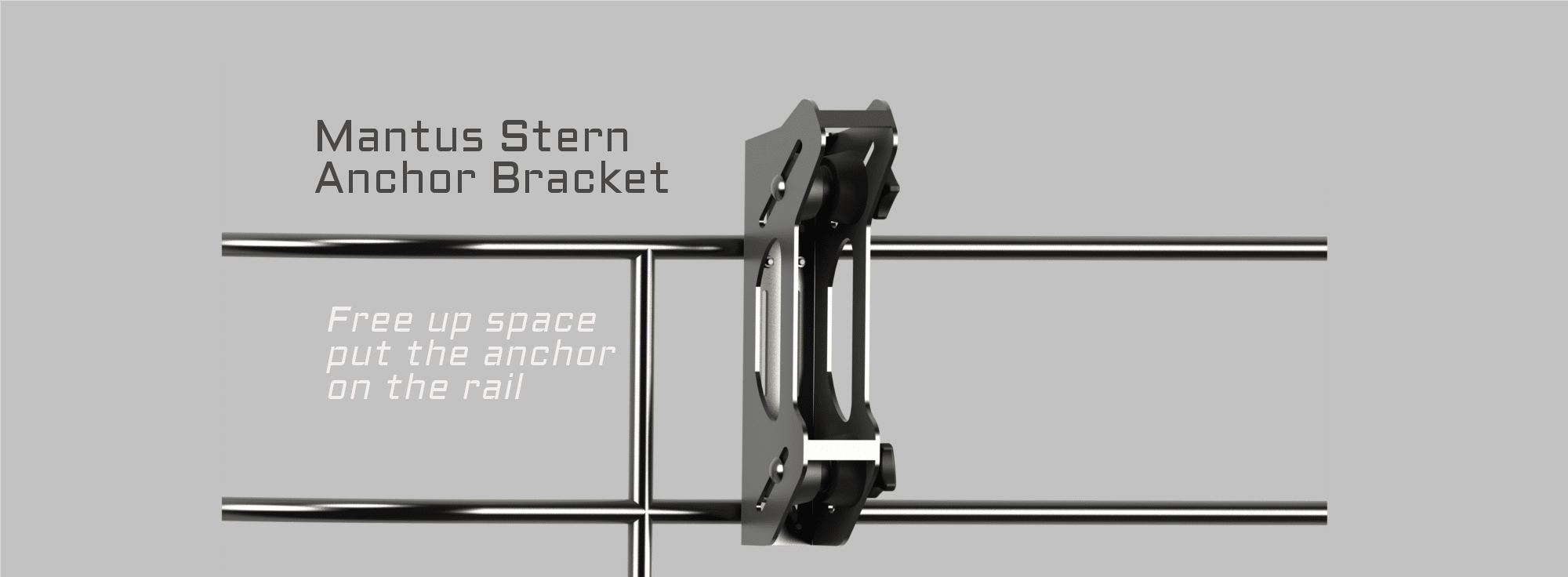 Stern Anchor Bracket & Anchor Rail Mount | Mantus Marine