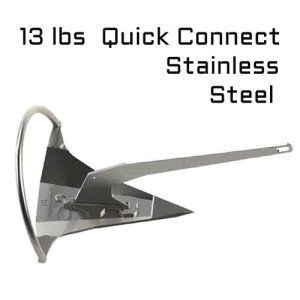 13 lbs Stainless Steel Mantus Anchor