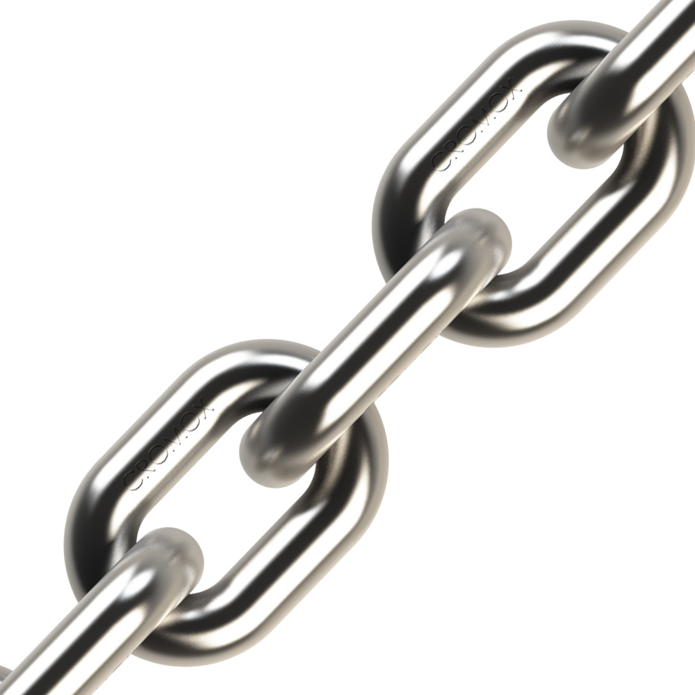 Duplex Stainless Steel Chain DIN766 Dimension - Grade 60 by Cromox (price  per foot)